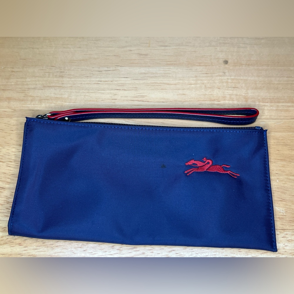 LONGCHAMP LE PLIAGE CLUB POUCH – NAVY L2540619556 WRISTLET